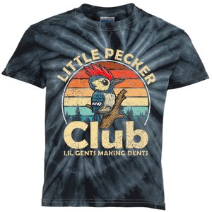 Little Funny Pecker Club Lil Gents Making Dent For Kids Tie-Dye T-Shirt