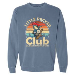 Little Funny Pecker Club Lil Gents Making Dent For Garment-Dyed Sweatshirt