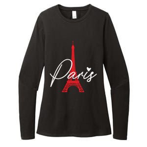 Love From Paris The Eiffel Tower A Love Sign From France Gift Womens CVC Long Sleeve Shirt