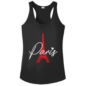 Love From Paris The Eiffel Tower A Love Sign From France Gift Ladies PosiCharge Competitor Racerback Tank