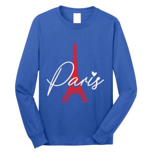 Love From Paris The Eiffel Tower A Love Sign From France Gift Long Sleeve Shirt