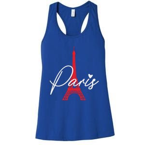 Love From Paris The Eiffel Tower A Love Sign From France Gift Women's Racerback Tank