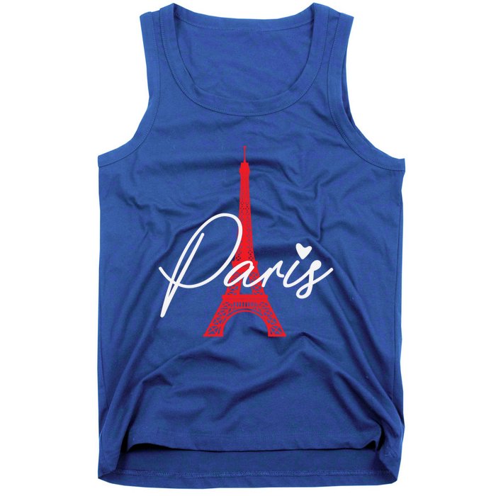 Love From Paris The Eiffel Tower A Love Sign From France Gift Tank Top