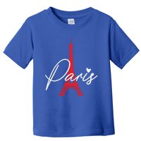 Love From Paris The Eiffel Tower A Love Sign From France Gift Toddler T-Shirt