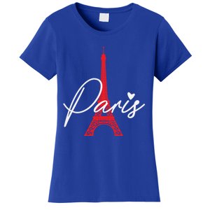 Love From Paris The Eiffel Tower A Love Sign From France Gift Women's T-Shirt