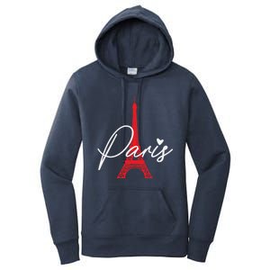 Love From Paris The Eiffel Tower A Love Sign From France Gift Women's Pullover Hoodie