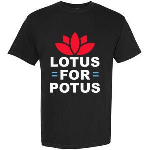 Lotus For Potus Kamala Harris For President 2024 Garment-Dyed Heavyweight T-Shirt