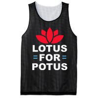 Lotus For Potus Kamala Harris For President 2024 Mesh Reversible Basketball Jersey Tank