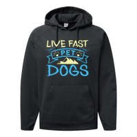 Live Fast Pet Dogs Performance Fleece Hoodie