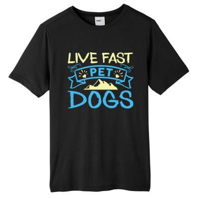 Live Fast Pet Dogs Tall Fusion ChromaSoft Performance T-Shirt