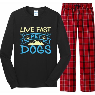 Live Fast Pet Dogs Long Sleeve Pajama Set