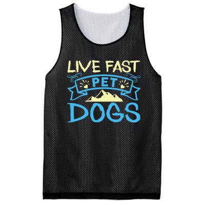 Live Fast Pet Dogs Mesh Reversible Basketball Jersey Tank