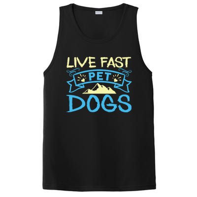 Live Fast Pet Dogs PosiCharge Competitor Tank