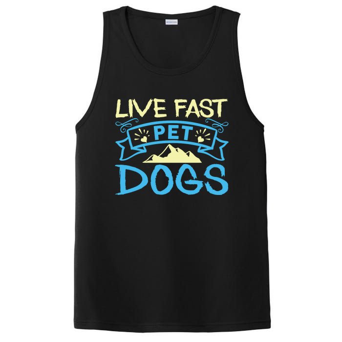 Live Fast Pet Dogs PosiCharge Competitor Tank