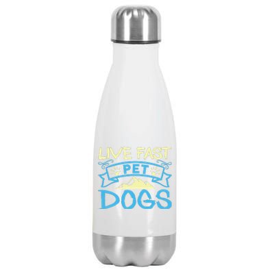 Live Fast Pet Dogs Stainless Steel Insulated Water Bottle