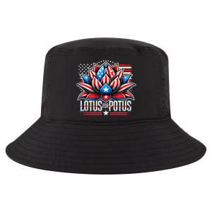 Lotus For Potus Kamala Harris 2024 President Trend Election Cool Comfort Performance Bucket Hat