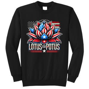 Lotus For Potus Kamala Harris 2024 President Trend Election Sweatshirt