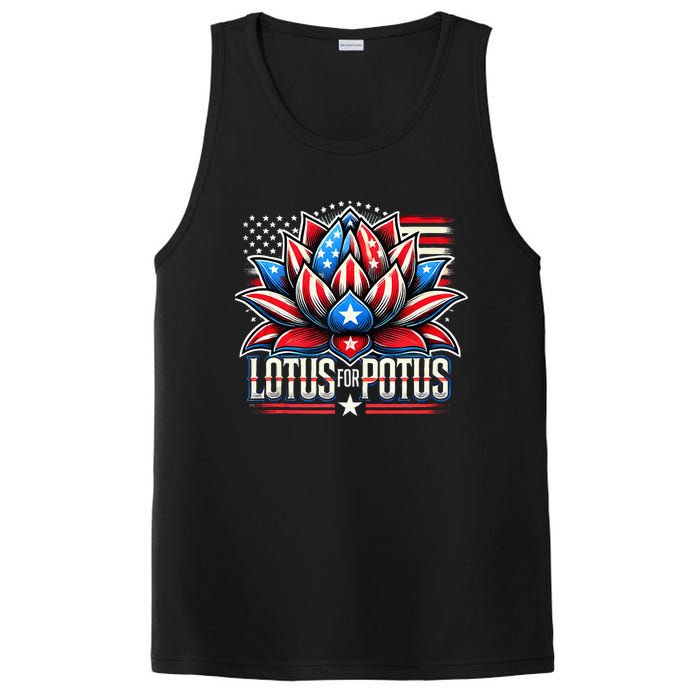 Lotus For Potus Kamala Harris 2024 President Trend Election PosiCharge Competitor Tank