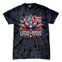 Lotus For Potus Kamala Harris 2024 President Trend Election Tie-Dye T-Shirt