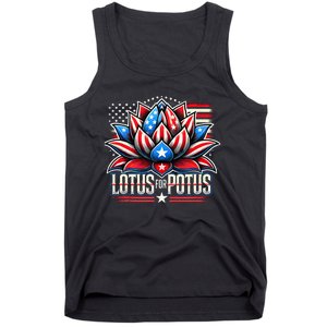 Lotus For Potus Kamala Harris 2024 President Trend Election Tank Top