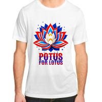 Lotus For Potus Kamala Harris 2024 President Trend Election Raglan Baseball Adult ChromaSoft Performance T-Shirt