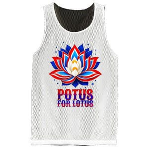 Lotus For Potus Kamala Harris 2024 President Trend Election Raglan Baseball Mesh Reversible Basketball Jersey Tank