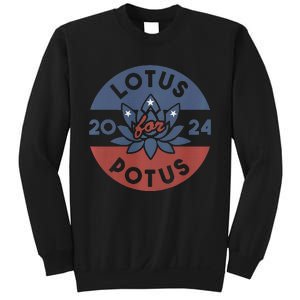 Lotus For Potus Kamala Harris 2024 Presidential Campaign Sweatshirt