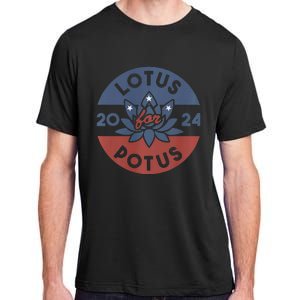 Lotus For Potus Kamala Harris 2024 Presidential Campaign Adult ChromaSoft Performance T-Shirt