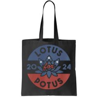 Lotus For Potus Kamala Harris 2024 Presidential Campaign Tote Bag