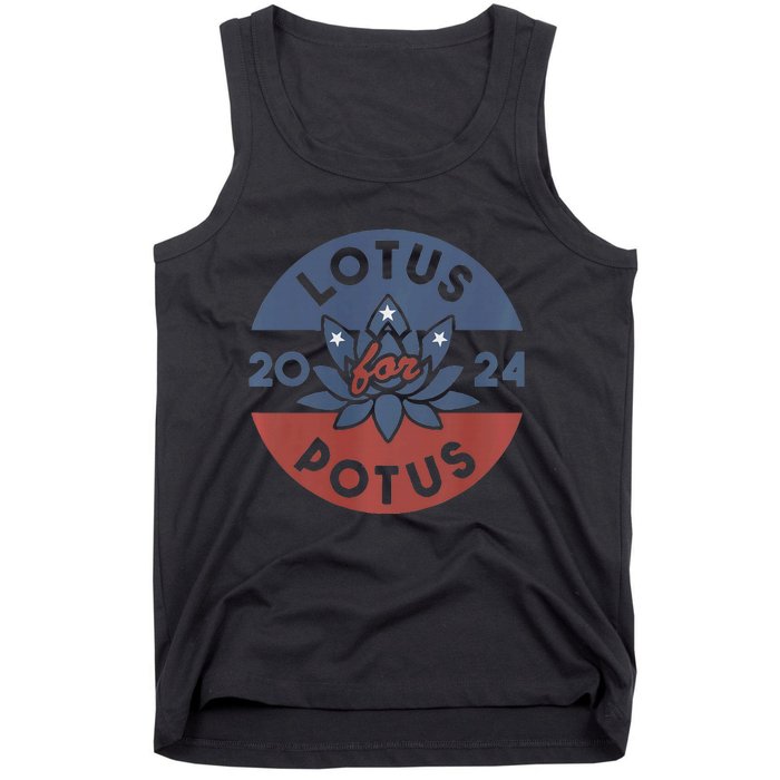 Lotus For Potus Kamala Harris 2024 Presidential Campaign Tank Top