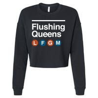 LFGM Flushing Queens Cropped Pullover Crew