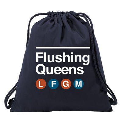 LFGM Flushing Queens Drawstring Bag
