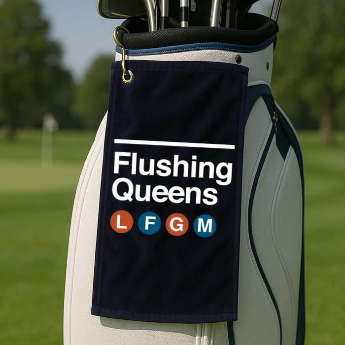 LFGM Flushing Queens Golf Towel