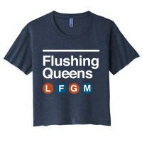 LFGM Flushing Queens Women's Crop Top Tee