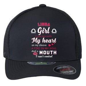 Libra Funny Quote With Zodiac Sign Birthday Gift Flexfit Unipanel Trucker Cap