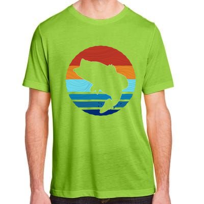 Largemounth Fish Retro Style Vintage Gift Adult ChromaSoft Performance T-Shirt