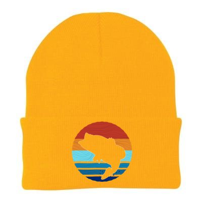 Largemounth Fish Retro Style Vintage Gift Knit Cap Winter Beanie