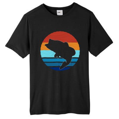 Largemounth Fish Retro Style Vintage Gift Tall Fusion ChromaSoft Performance T-Shirt