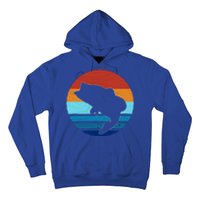 Largemounth Fish Retro Style Vintage Gift Hoodie