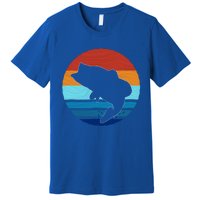 Largemounth Fish Retro Style Vintage Gift Premium T-Shirt