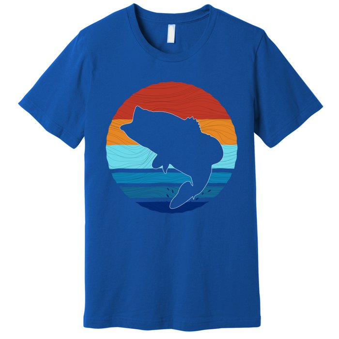 Largemounth Fish Retro Style Vintage Gift Premium T-Shirt