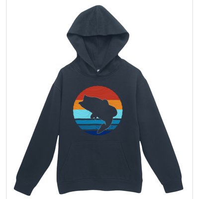 Largemounth Fish Retro Style Vintage Gift Urban Pullover Hoodie