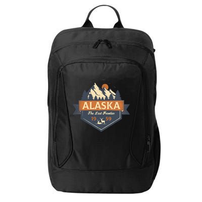Last Frontier Retro Alaska City Backpack