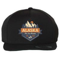 Last Frontier Retro Alaska Wool Snapback Cap