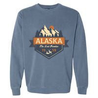 Last Frontier Retro Alaska Garment-Dyed Sweatshirt