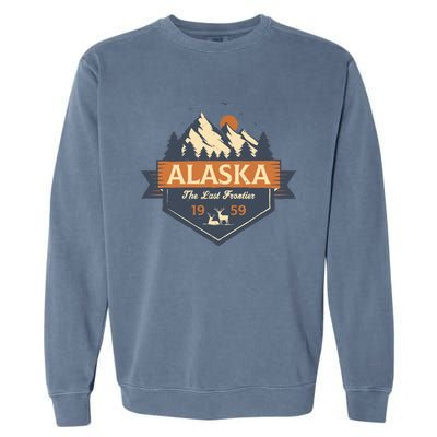 Last Frontier Retro Alaska Garment-Dyed Sweatshirt