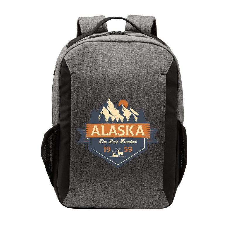 Last Frontier Retro Alaska Vector Backpack