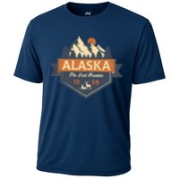 Last Frontier Retro Alaska Cooling Performance Crew T-Shirt
