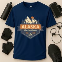 Last Frontier Retro Alaska Cooling Performance Crew T-Shirt