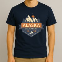 Last Frontier Retro Alaska T-Shirt